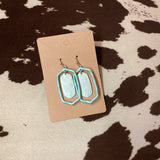 Mint Nesting Metal Earring