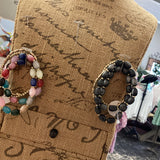 Set of Four Beaded Stretch Bracelets