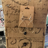 Plated Brass Linked Teardrop