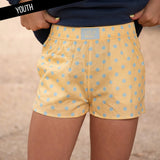 Lulu Mac Youth Polka Dot Shorts – Butter Yellow