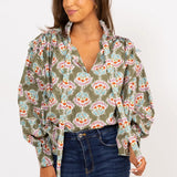 Vintage Paris Floral Top