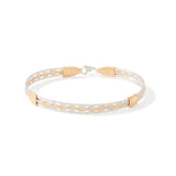 Always a Part of Me Bracelet - 14K Gold Artist Wire and Sterling Silver