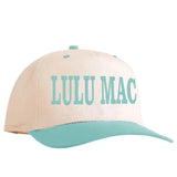 Lulu Mac Ponytail Snapback Hat – Light Blue