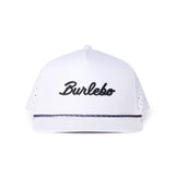 Burlebo Tour Performance Snapback Hat – White