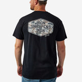 Burlebo Iron Sharpens Iron Graphic Tee – Black
