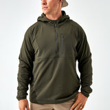 Blaze Tech Quarter Zip in Mallard Green