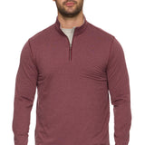 Flag & Anthem Clutch LS Ultra Soft 1/4 Zip – Maroon