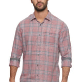Paxton Long Sleeve Vintage Soft Shirt – Red & Black Plaid