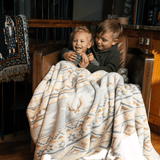 Whitetail Aztec Sherpa Blanket