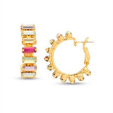 Candy Pop Bianca Hoop Earrings
