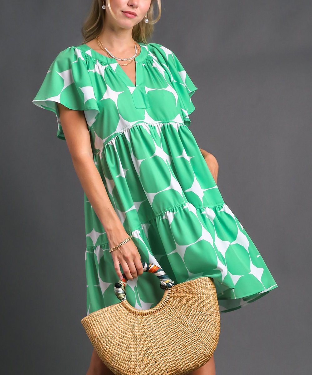 Emerald Orchard Chic Dress