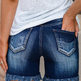 Blue Bliss High Waist Denim Shorts