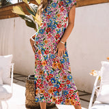 Flower Fiesta Maxi Dress