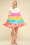 Rainbow Ruffles Dress