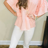 Mid Rise Slanted Fray Cropped Jeans