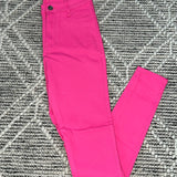 FlexFit: High-Waisted Colored Skinny Jeans