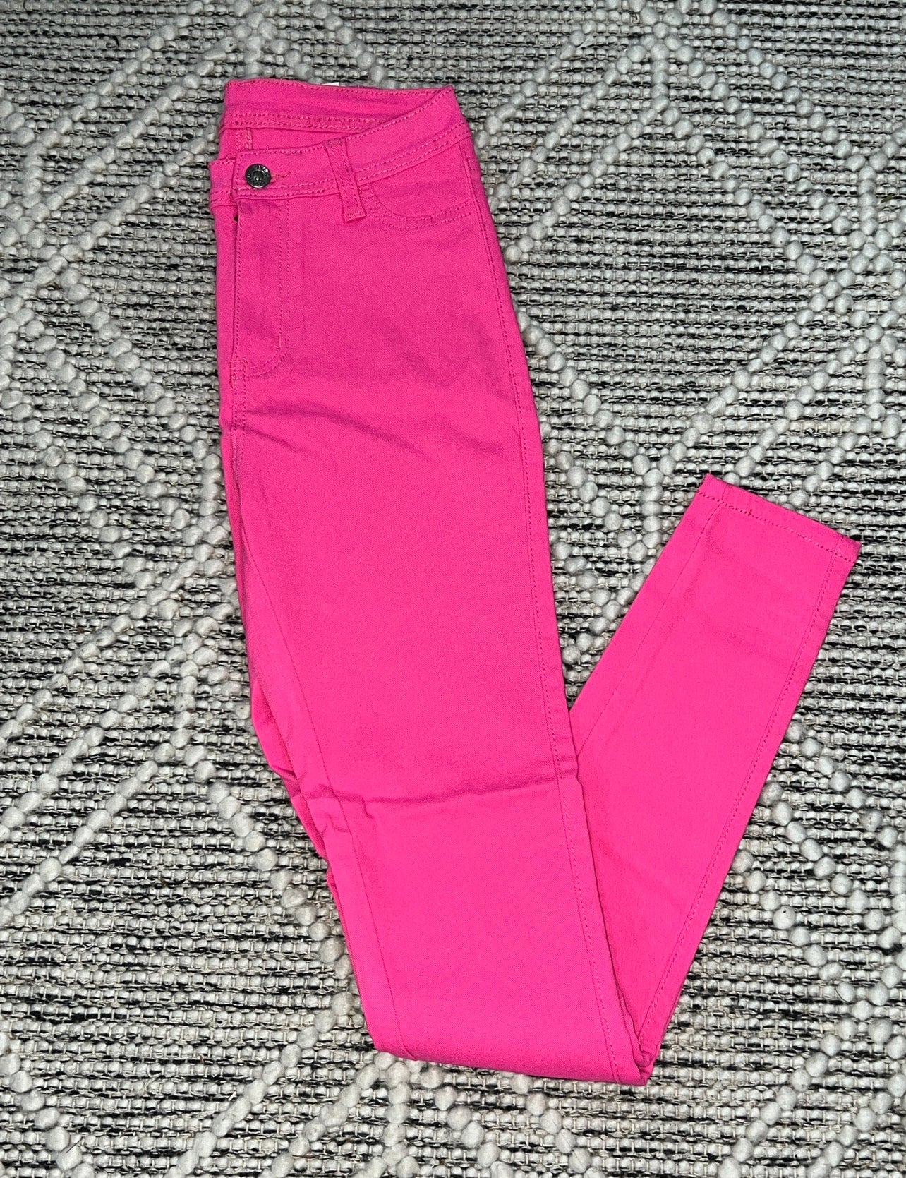 FlexFit: High-Waisted Colored Skinny Jeans